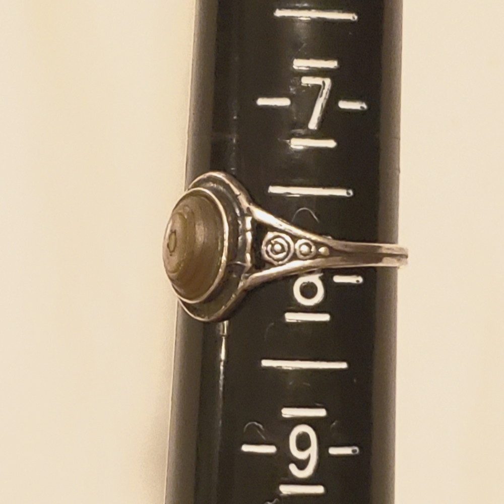 Shell Sterling Silver ring - Picture 2 of 5